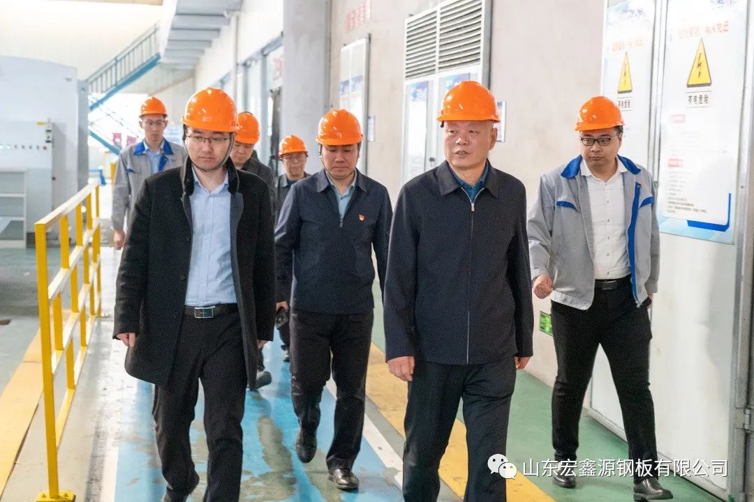 县委副书记李亚光一行到访宏压型钢板厂家宏鑫源(图1)