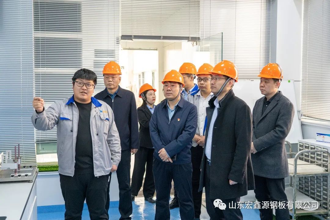 县委副书记李亚光一行到访宏压型钢板厂家宏鑫源(图2)