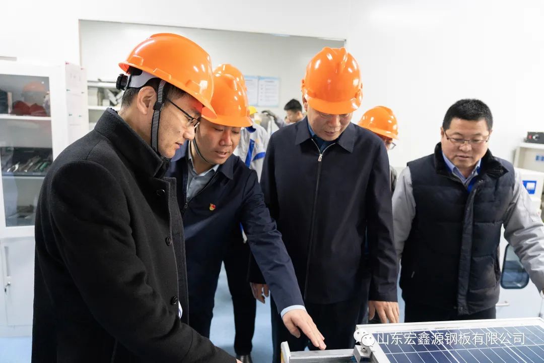 县委副书记李亚光一行到访宏压型钢板厂家宏鑫源(图3)