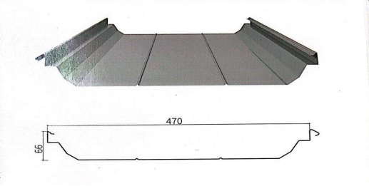 压型钢板厂家-宏鑫源YX66-470压型钢板